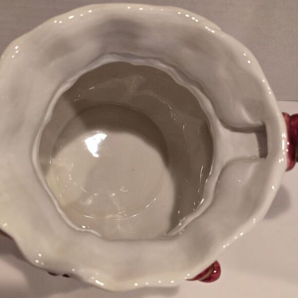 Vintage 1990 Fitz and Floyd 2 Qt Pitcher Old World Christmas Collectible - Picture 7 of 8